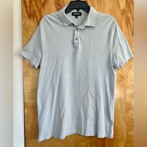 Express men’s polo shirt grey
